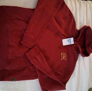 NIKE - mens/Unisex Medium red Nike logo hoodie